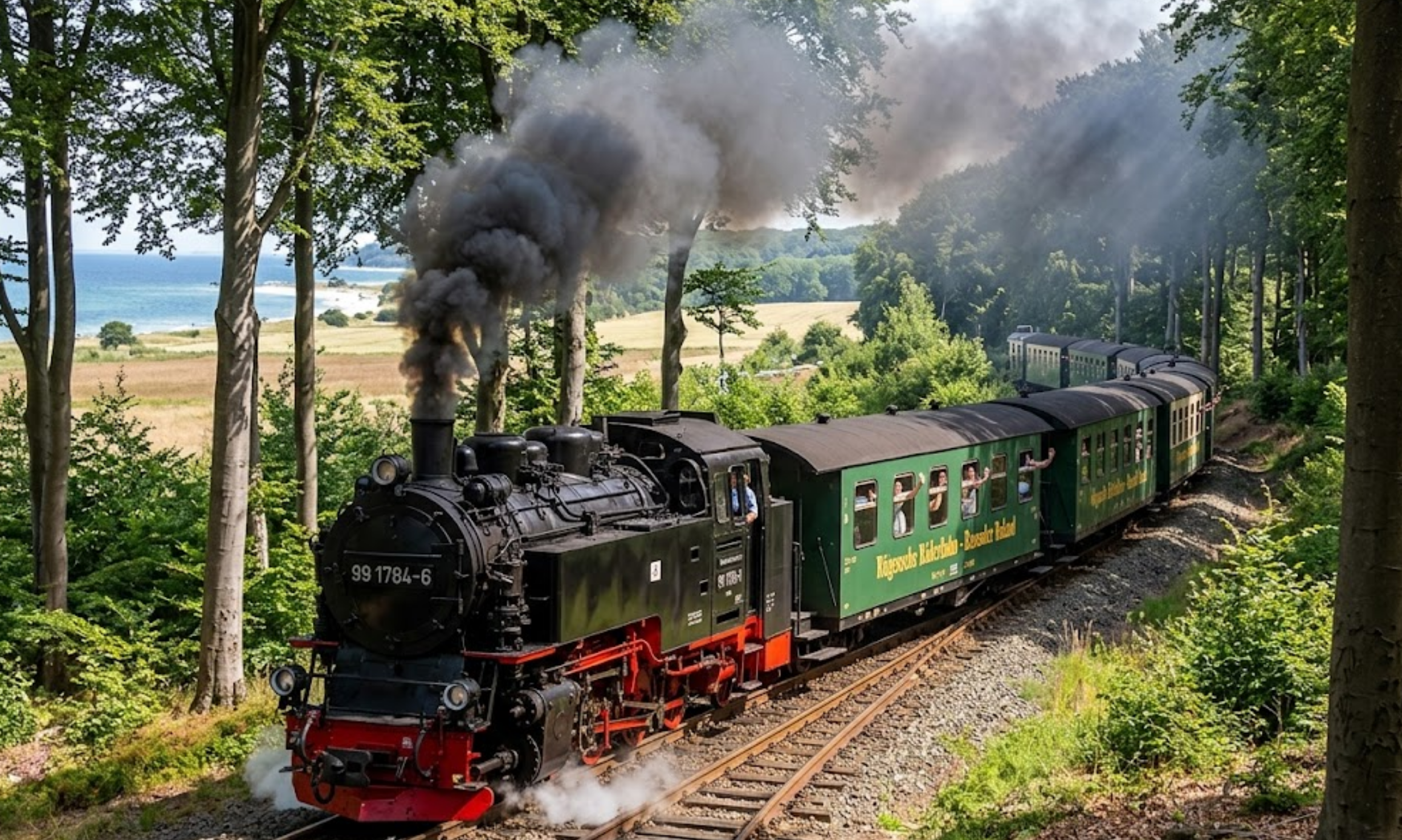 Mit dem Rasenden Roland auf Rügen: Eine Zeitreise durch die Küstenlandschaft